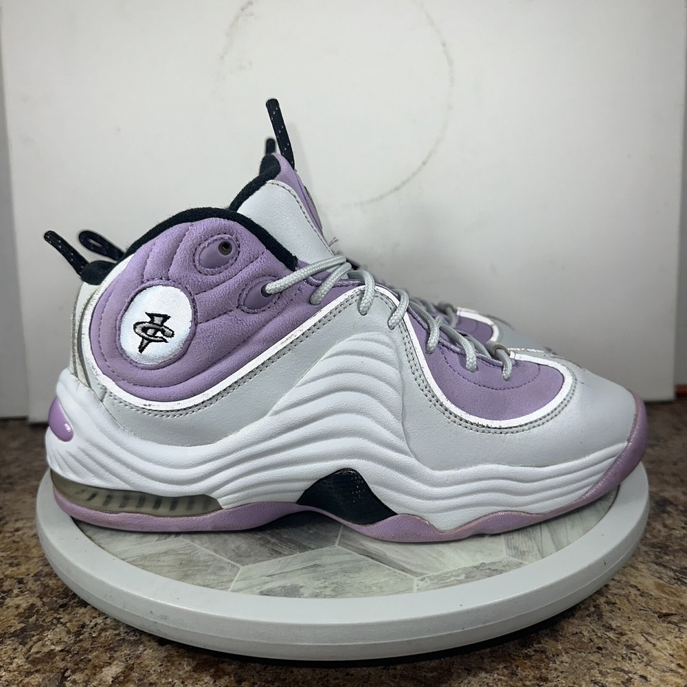 Nike Air Penny 2 II GS Size 6.5Y / Womens sz‎ 8 Grey Lavender Purple 820249-009